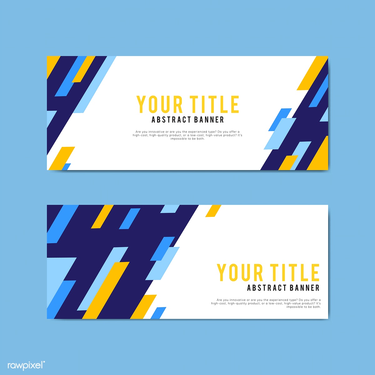 Free banner templates and designs template